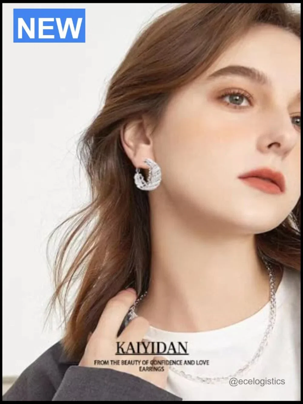 Chunky Gold Hoop Earrings Women Trendy Geometric Dangle Huggie Earring Gift